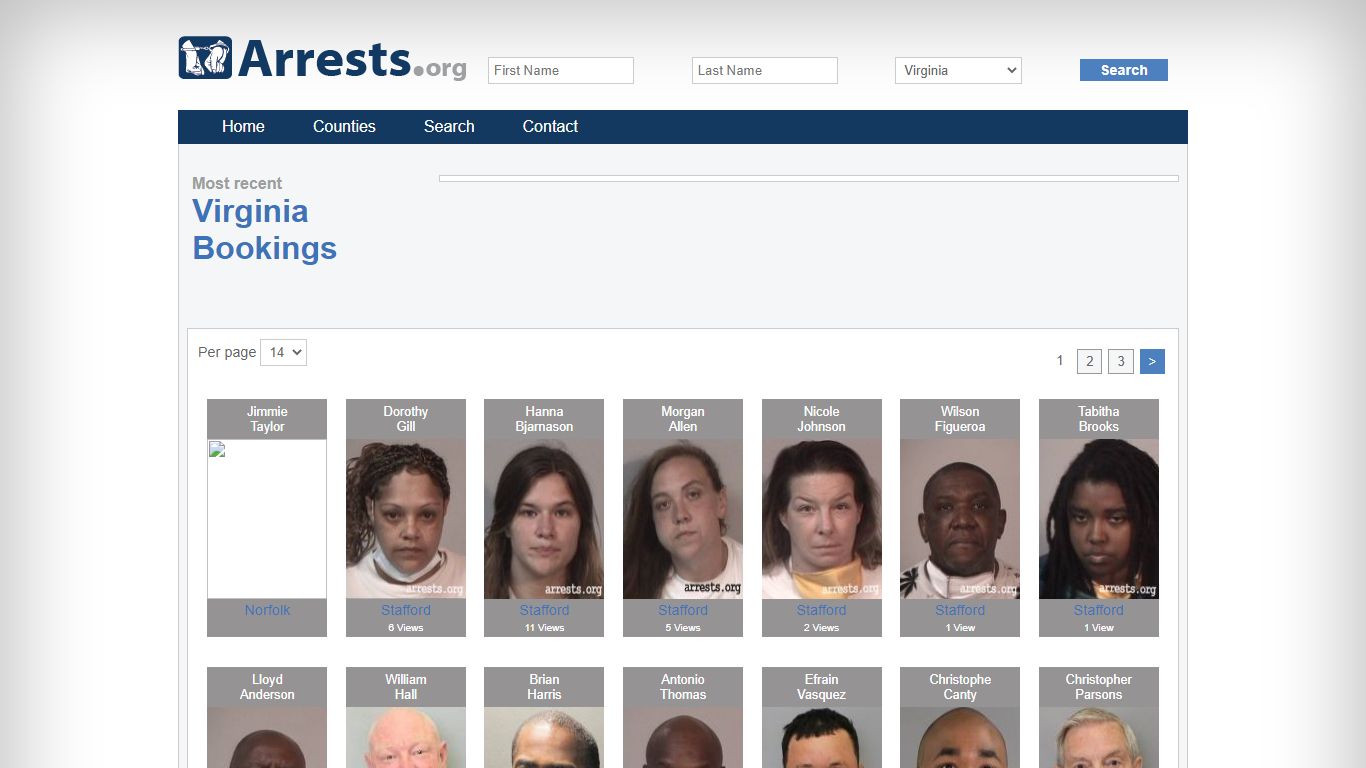 Virginia Arrests and Inmate Search